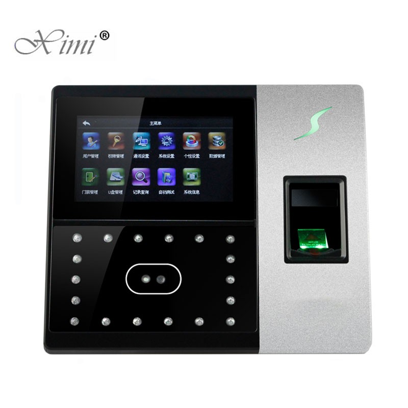 Iface702 Face Time Attendance And Access Control System 13.56MHz Card Biometric Fingerprint Time Recorder Employees Attendance
