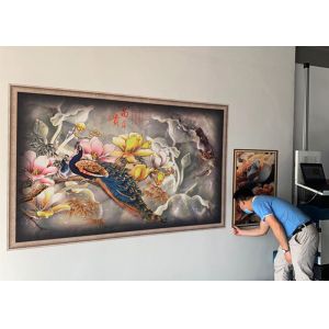 China DX-10 EPSON Al-Mg Profile CMYK Wall Mural Printer on sale