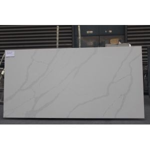 Polished Laminated Counter Tops calacatta quartz countertop White Marble Countertops