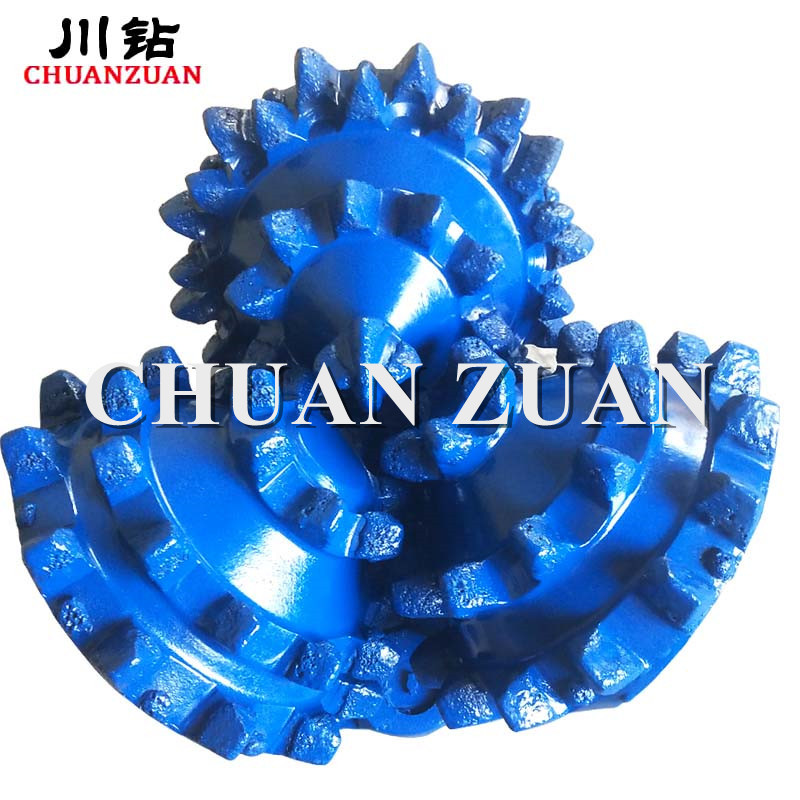 Blue Steel Tooth Rotary Bits , Roll Forged 17 1/2 Inch Steel Tooth Bit