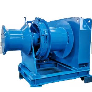 China IACS Approved 10-100T Marine Electric Hydraulic Boat Towing Winch on sale