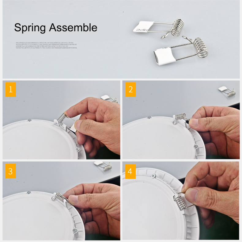 85-265V Ceiling Recessed Round Ultra Silm 18w 24w Led Panel Light