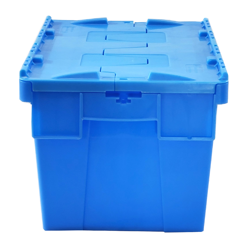 21L Recyclable Stackable Plastic Storage Crate for Books and Home Storage Nestable Box