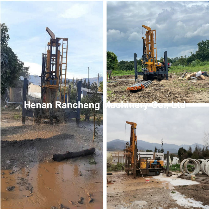 300m Bore Depth Water Well Crawler Type Drilling Rig Machine 85KW Yuchai Engine