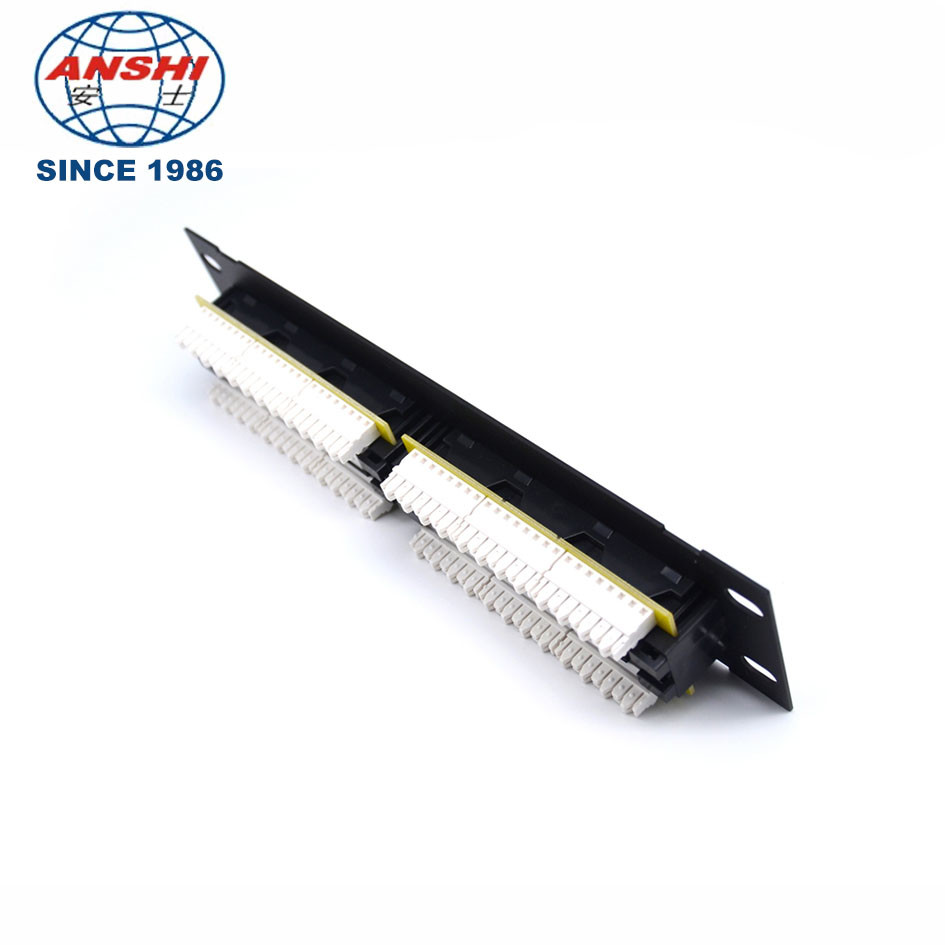 10inch 12 Port Wall Mount UTP Patch Panel 110 IDC Type