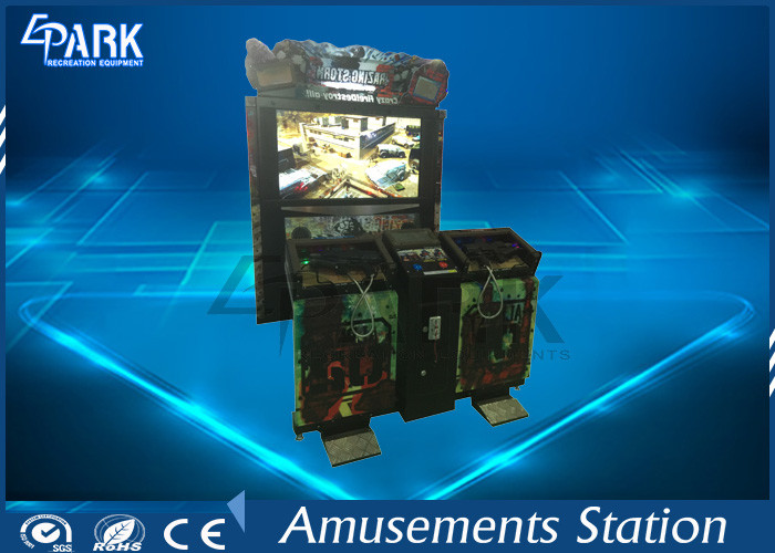 55 Inch Screen Shooting Game Machines / Arcade Games Machines Razing Storm Game