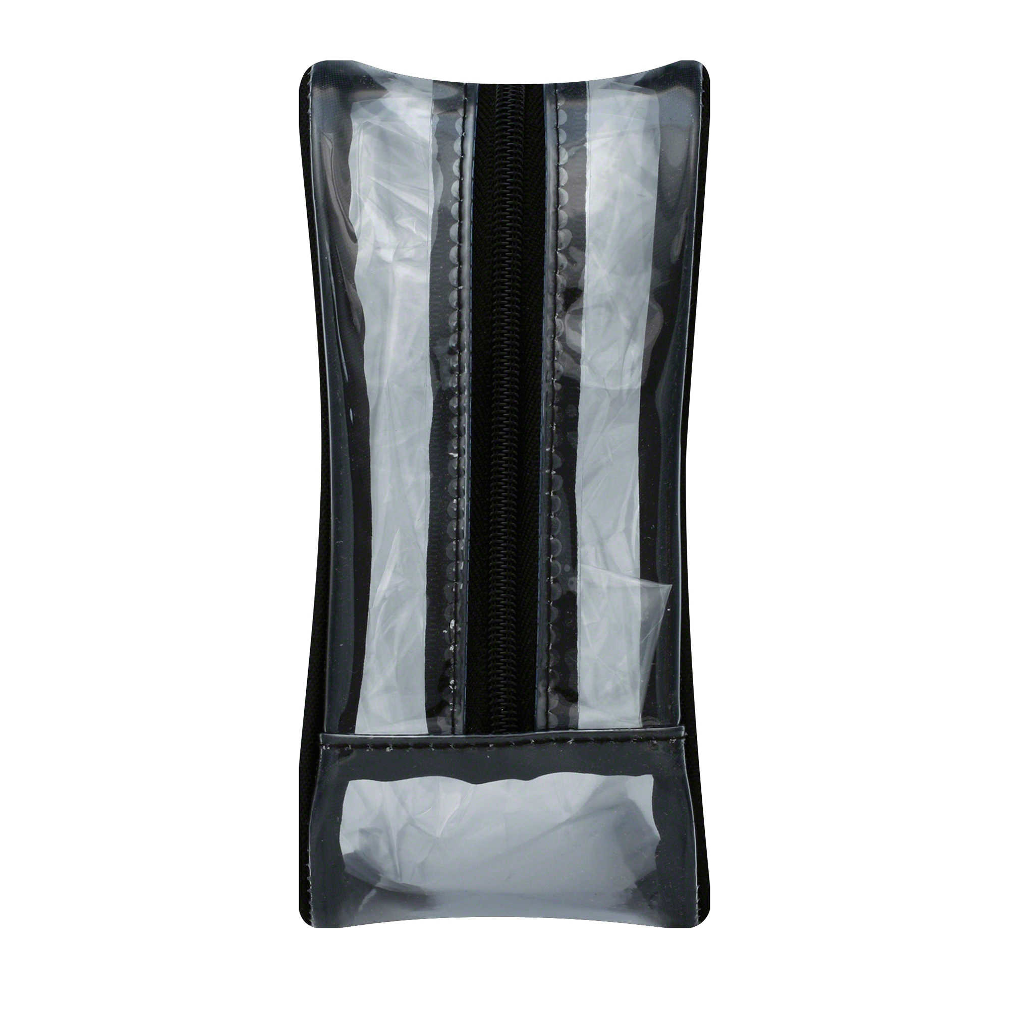 Cosmetic Makeup Toiletry Clear PVC Travel Bath Wash Bag Holder Pouch Kit black