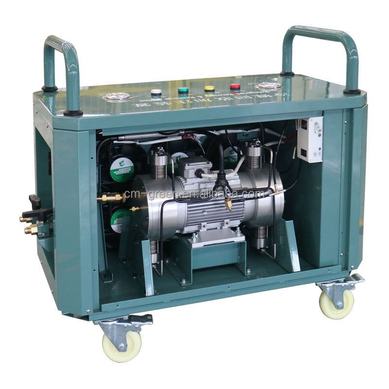 HVAC Refrigerant Vapor Recovery Machine R410A R134A 2HP Recycling AC Gas Charging Machine