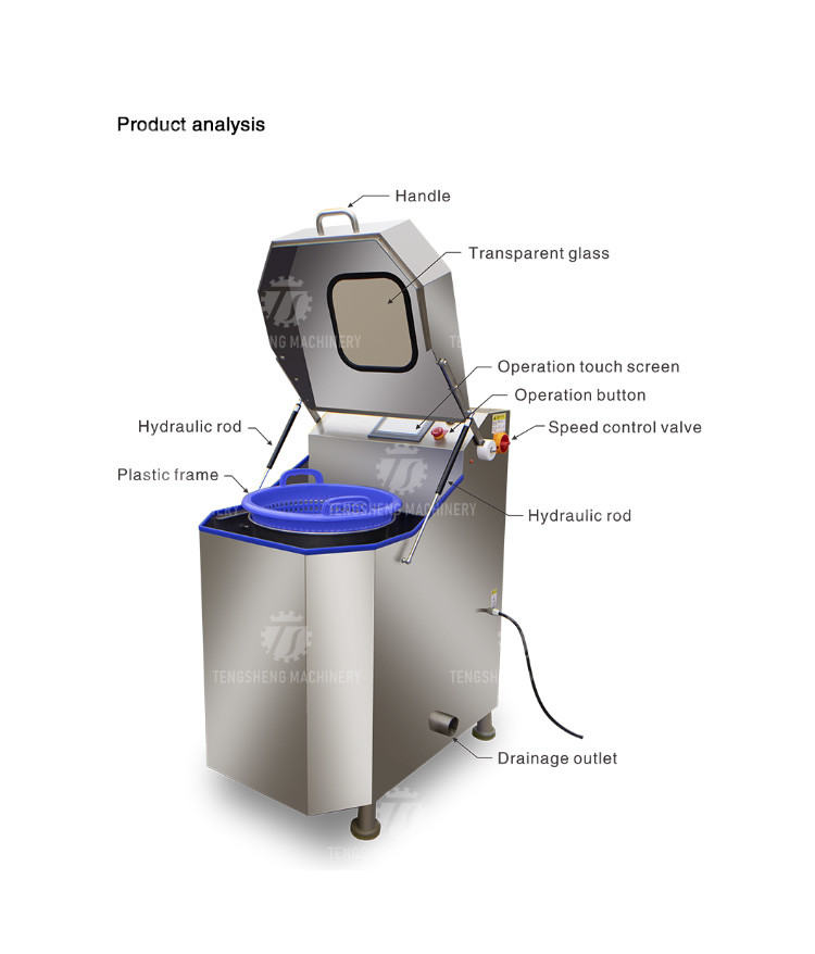 2KW Leaf Vegetable Processing Machine Fruit Dehydrator Machine