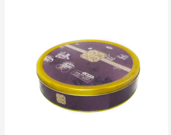 0.28mm Biscuit Tin Container 4 Colors Mooncake Tin Box