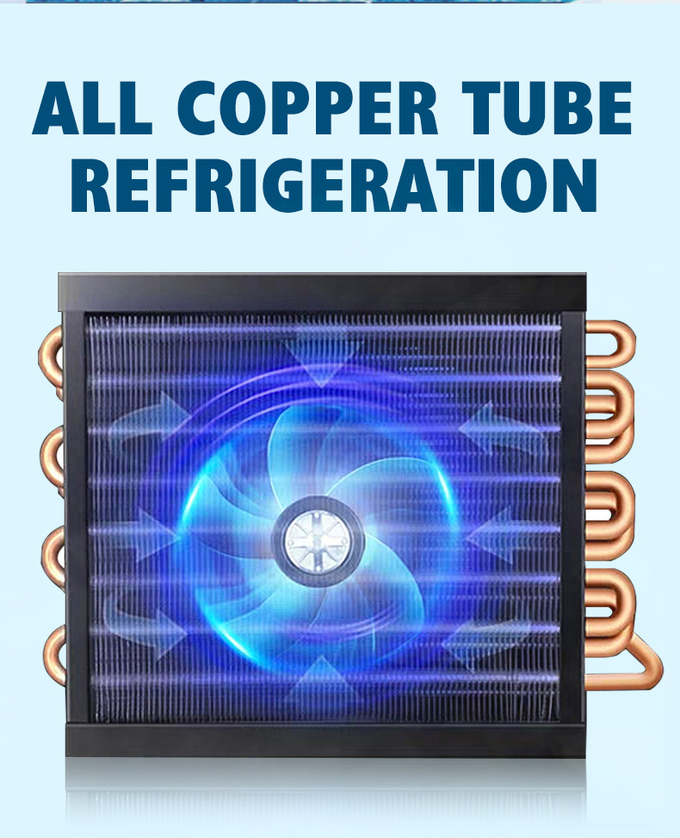 R290 Beverage Drink Cooler Supermarket Bar 3 Glass Door Beer Display Chiller