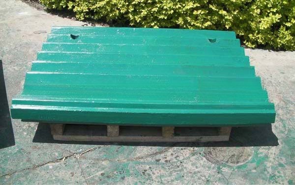 High Manganese Steel Fixed Jaw Plate for C106 Crushers Machinery Replacement Parts