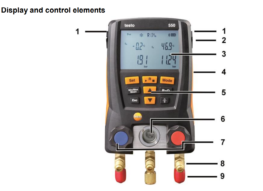 2 Way Digital Manifold Gauge Temperature Compensated Leakage Test