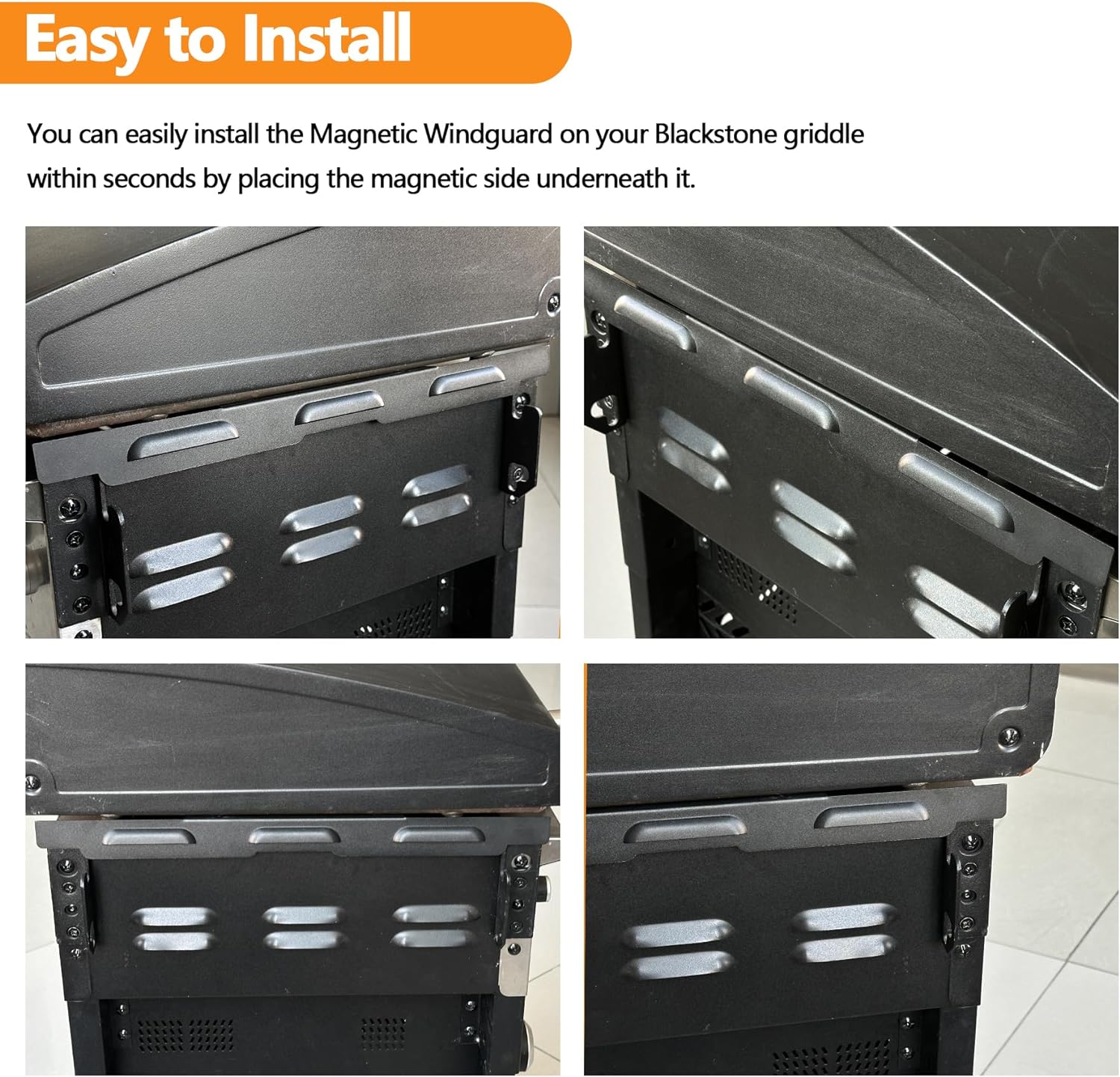 Magnetic Wind Guards for Blackstone 28" 36" Griddle Wind Screen BBQ Griddle Accessories