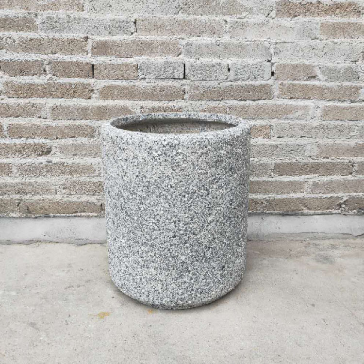 Modern Style Fiber Clay Planters Powder Coated Finishing
