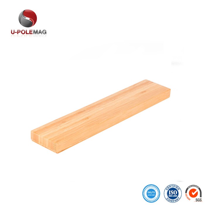 ISO9001 2000 System 16" Sustainable Wooden Magnetic Knife Block for Organized Kitchen