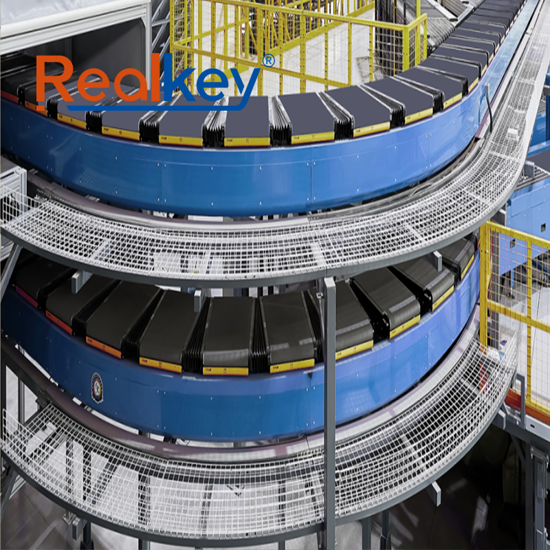 Realkey Cross Belt Sorter Optimized For E-Commerce Designed To Reduce Labor Costs