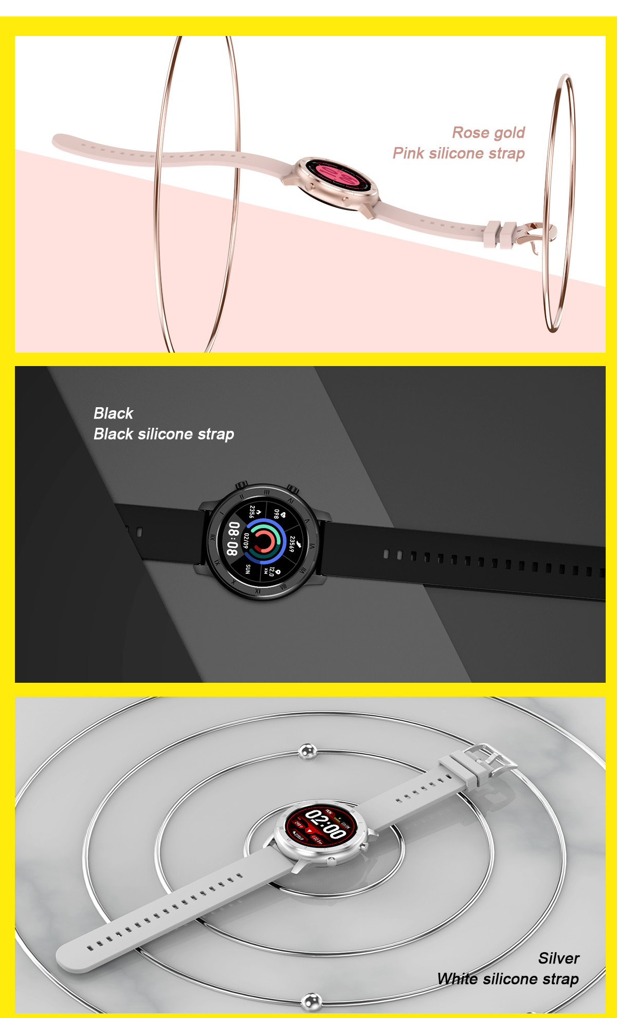 DT89 Smart Watch Women Men ECG Heart Rate Monitoring Blood Pressure IP68 Waterproof Fitness Tracker Lady Smart Band