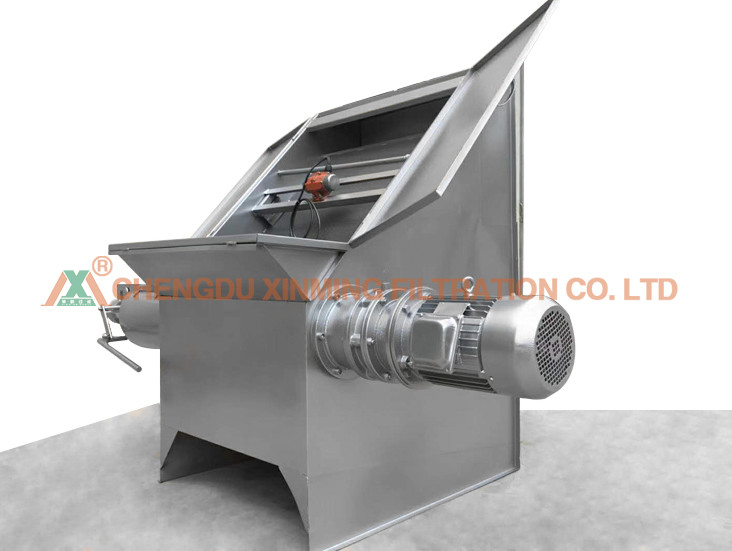 Commercial Waste Dewatering Machine , Solid Liquid Separator 380V Motor Voltage