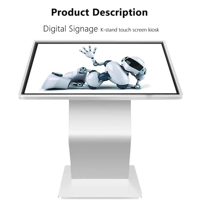 Exhibition Hall Interactive Self Service Kiosk 21.5 32 43 55'' Android Windows