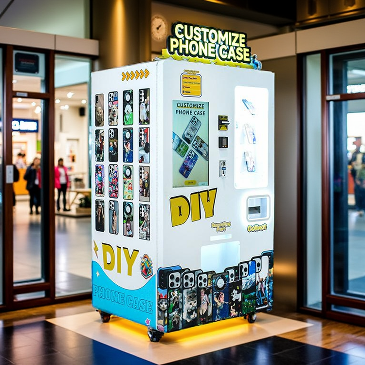 Compact Android Phone Case Printing Vending Machine with Multiple Payment