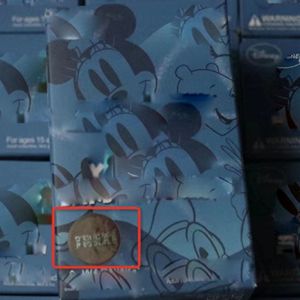 Printing Double Security Label Stickers Blind Box Holographic Security Stickers