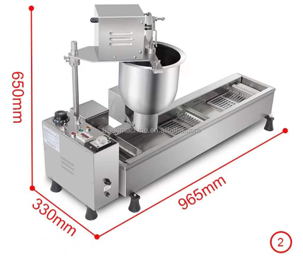 Timer setting scope 0-30 seconds Multi-functional Donut Fryer
