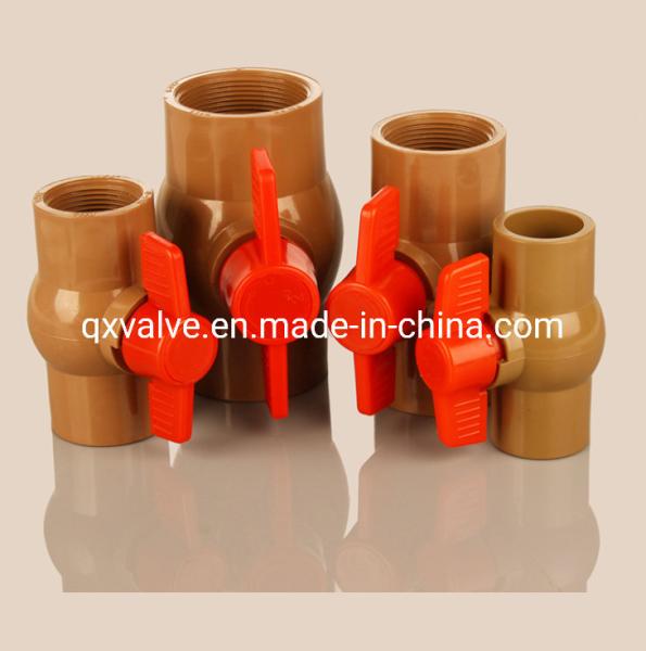 100% Material Valve Pn16 Thread UPVC/PVC Octagonal Ball Valve 1/2"-4" for Drain