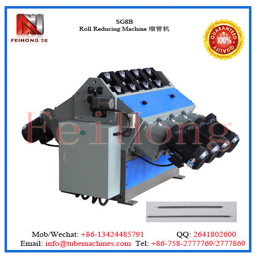 tube shrinkging machine for heater tubulars