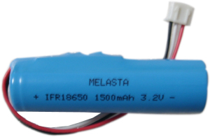 LiFePO4 Battery Pack IFR18650 3.2V 1500mAh With PCM , Plug