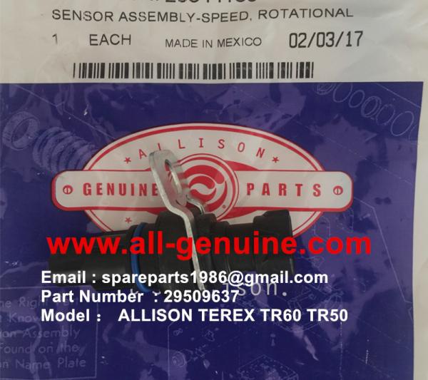 ALLISON TEREX 29509637 SPEED SENSOR NHL DUMP TRUCK TR35 TR50 TR60 TR100 3305B