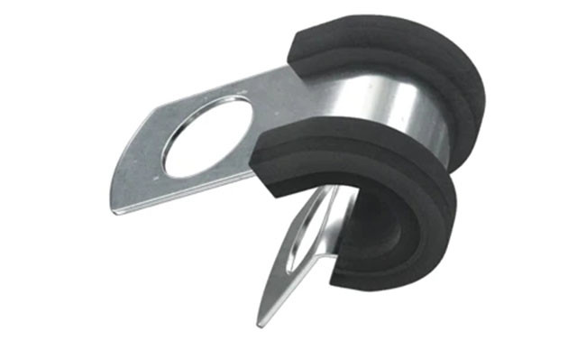 3AN AN3 Stainless steel Brake Hose Clips Anodised Nylon Tubing Clamps