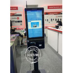 Floor Standing Touch Screen Self Ordering Payment Terminal Kiosk POS System 32"
