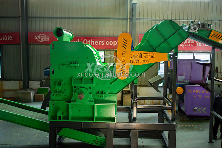 Multifunctional Scrap Metal Recycling Equipment 18.5kw Iron Scrap Crushing Machine