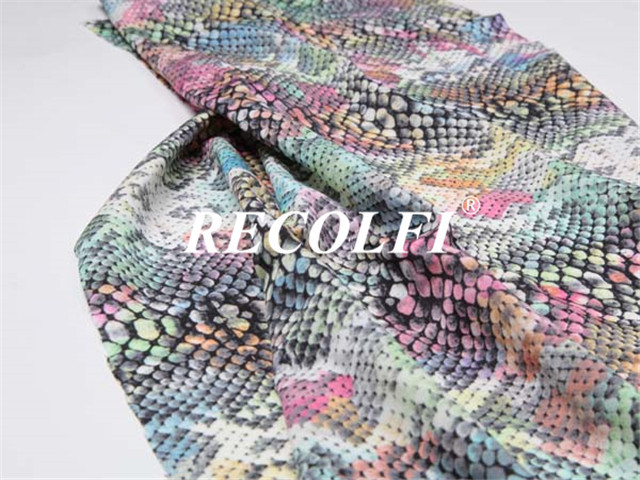 Recycled Poly Bra Top Legging Material Fabric Inkjet Digital Printed