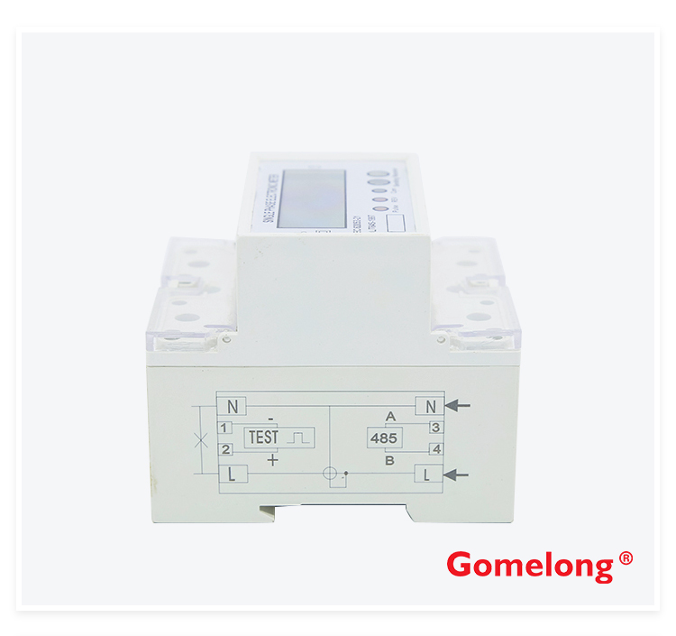Top 10 seller 1 Phase Din Rail Ethernet Smart Energy Meter With Rs485 interface