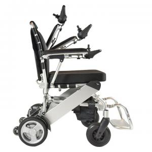 China Aluminum Frame 6 Km/Hr Foldable Power Wheelchair With Brushless Motor on sale