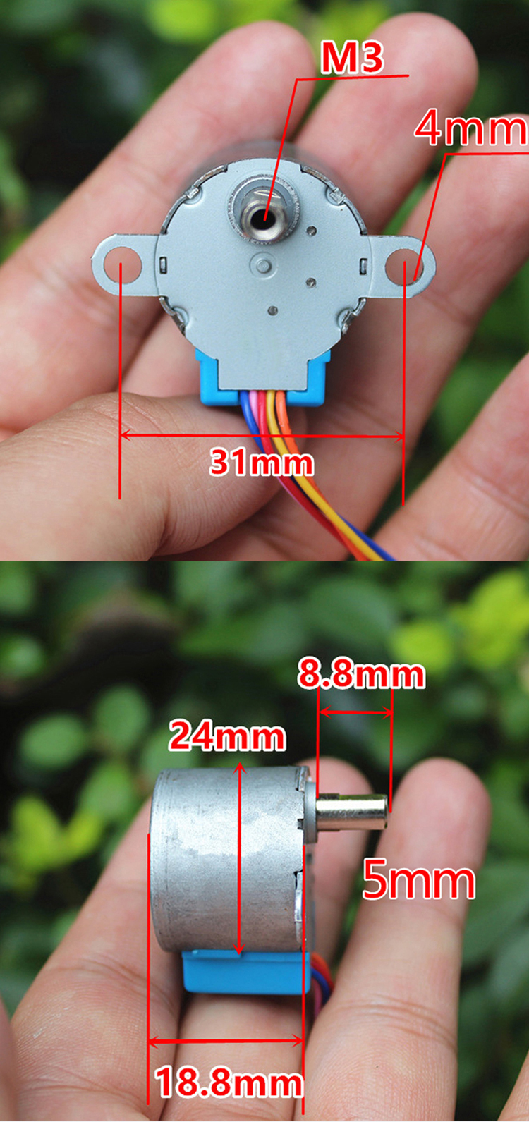 Faradyi Customized Wholesale Price 24Byj48 High Torque Waterproof Mini Dc Stepper Motor For Greenhouse Electric Cars