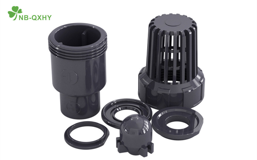 Plumbing Material Plastic PVC Foot Valve for Water Pump with Socket and Threaded