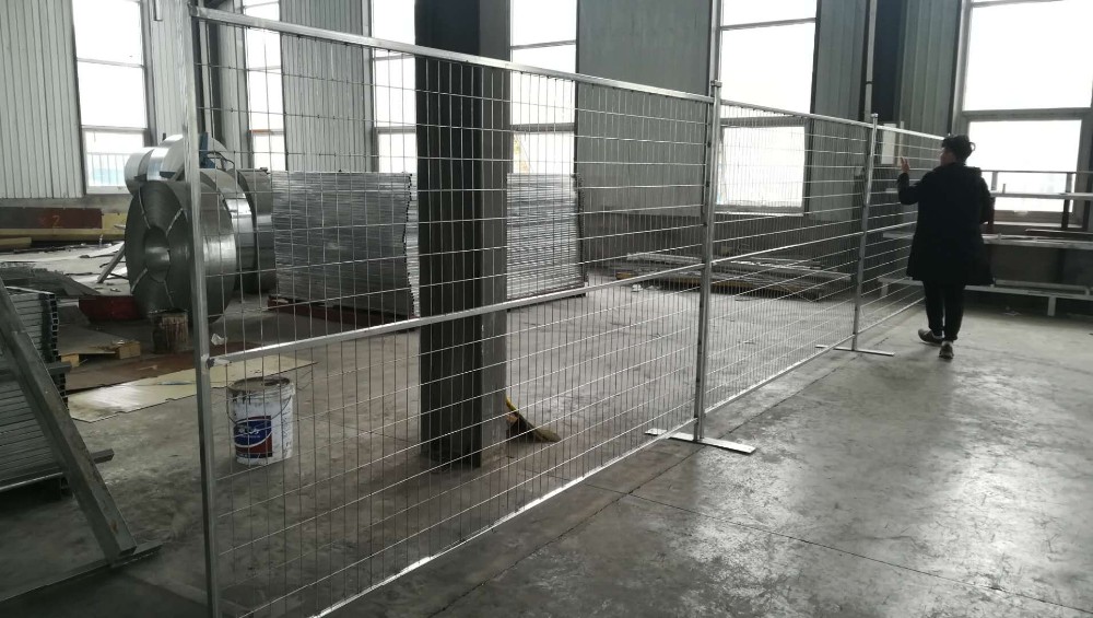 Canada Used Construction Site Temporary Galvanized Steel Fence