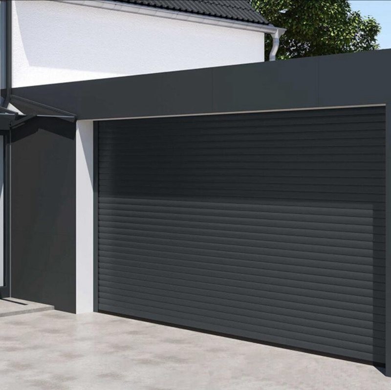 Motorized Exterior Aluminum Roller Shutter Door With Remote Control
