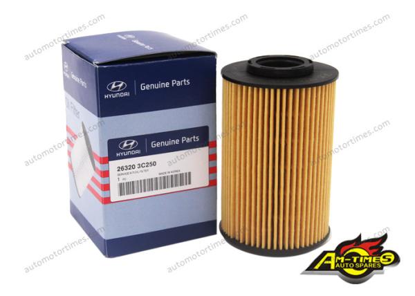 Quality Hyundai Engine Oil Filter Element 26320-3C250 Ensure Operation Of The Lubrication System for sale