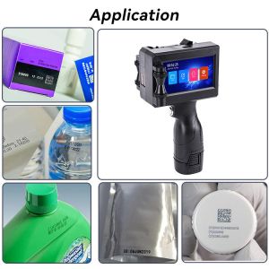 Lightweight Portable Handheld Inkjet Barcode Printer , Handheld Mobile Inkjet