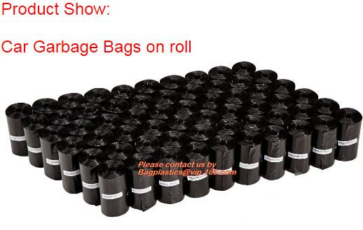 Double Wave Thicken Small Trash Bags,15-Liters Bin Bags Wastebasket Bags for Office,Kitchen,Home Trash Can,Bathroom,Bedr