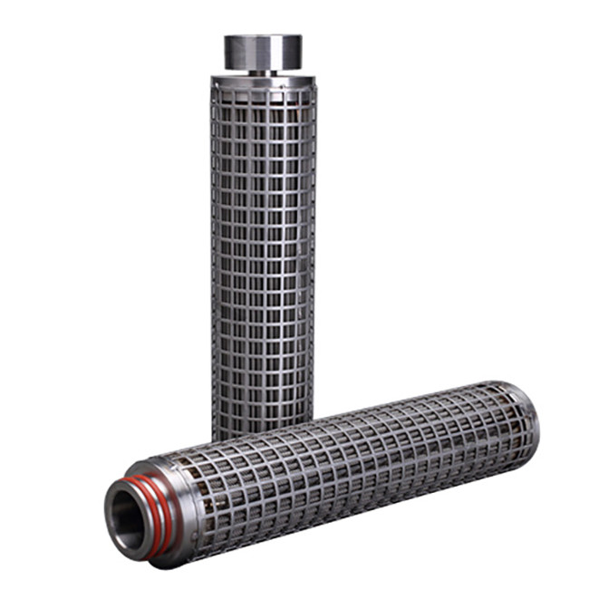 Sintered Wire Mesh Filter Element For Food Processing / Pharmaceutical Industry