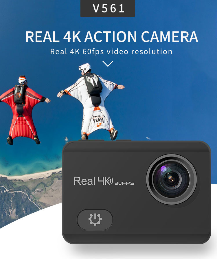 H.264 30fps 4K Ultra HD Action Camera For Apple Android