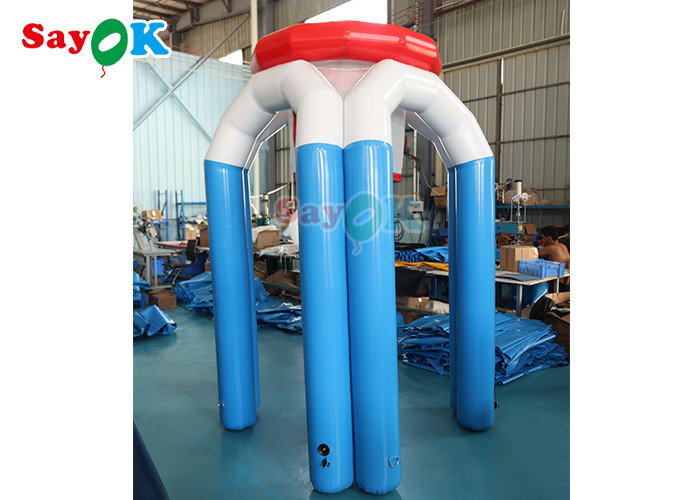 Giant Throwing Game Inflatable Basketball Hoop For Family Fun