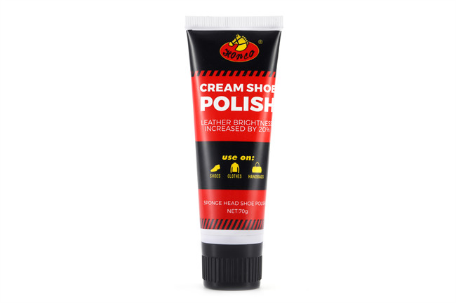 Smooth Cream Black Tube Shoe Polish Nourishes Smooth Leathers Includes A Sponge Applicator OEM
