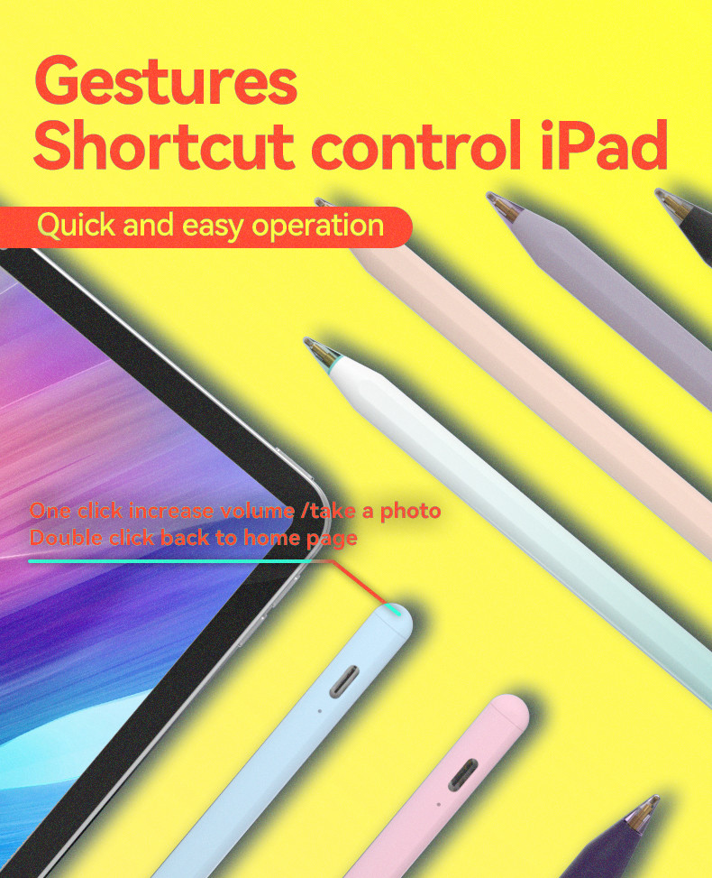 Touch Screen Pen Case Active Stylus Pencil For Apple Ipad Custom Tablet Capacitive