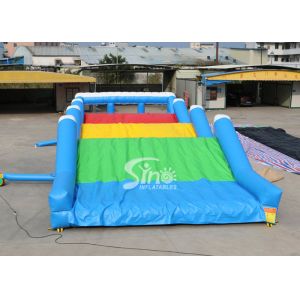 15x6m 6 Lane Vertical Rush Slide Adults Inflatable Obstacle Course For Outoor